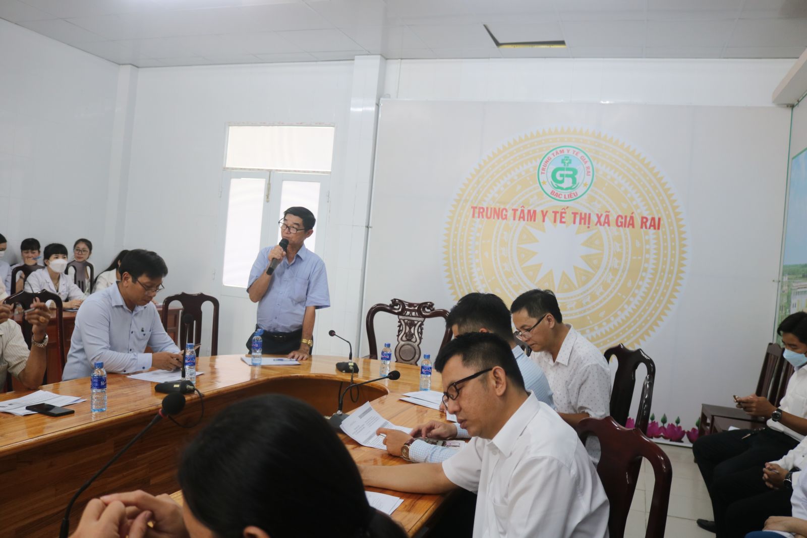 BS CKI Trần Siêm, PGĐ phát biểu tại Hội Nghị